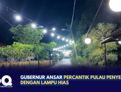 Gubernur Ansar Percantik Pulau Penyengat dengan Lampu Hias
