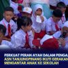 Perkuat Peran Ayah dalam Pengasuhan, ASN Tanjungpinang Ikuti Gerakan Mengantar Anak ke Sekolah