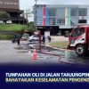 Tumpahan Oli di Jalan Tanjungpinang Bahayakan Keselamatan Pengendara