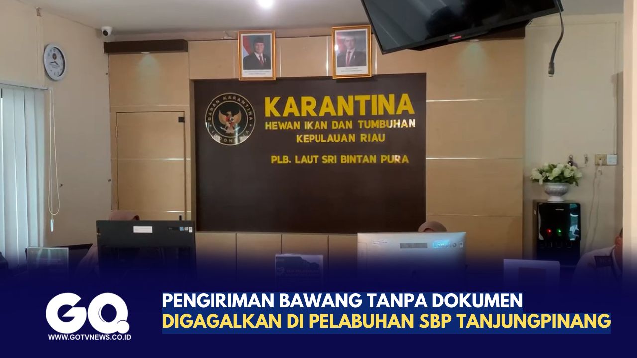 Pengiriman Bawang Tanpa Dokumen Digagalkan di Pelabuhan SBP Tanjungpinang.