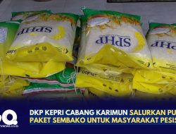 DKP Kepri Cabang Karimun Salurkan Puluhan Paket Sembako Untuk Masyarakat Pesisir