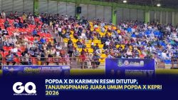 POPDA X di Karimun Resmi ditutup, Tanjungpinang Juara Umum POPDA X Kepri 2026