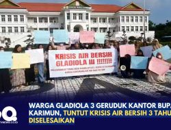 Warga Gladiola 3 Geruduk Kantor Bupati Karimun, Tuntut Krisis Air Bersih 3 Tahun Diselesaikan