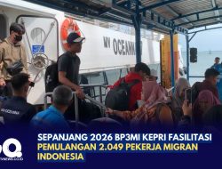 Sepanjang 2026 BP3MI Kepri Fasilitasi Pemulangan 2.049 Pekerja Migran Indonesia