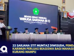 33 Sarjana STIT Mumtaz Diwisuda, Pemda Karimun Perluas Beasiswa Bagi Mahasiswa Kurang Mampu