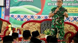 Kasdim 0317/TBK Bekali Santri Baru Ar-Raudhah, Tekankan Disiplin hingga Cinta NKRI