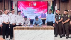 Kejari dan KPU Bintan Tandatangani PKS untuk Perkuat Sinergi Kelembagaan Bidang Hukum