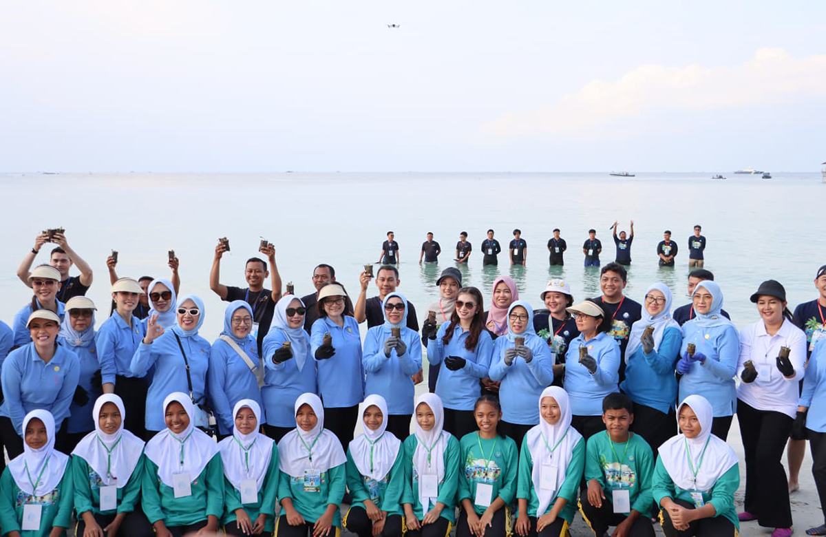 Kunjungi Bintan, Istri Wapres RI Rayakan Hari Anak Nasional dengan Aksi Konservasi Laut.