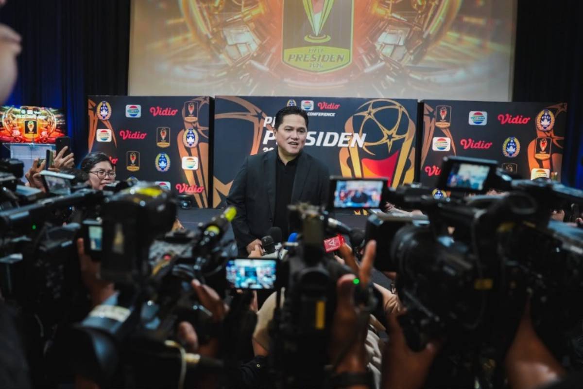 Ketum PSSI Erick Thohir: Piala Presiden 2026 Jadi Momentum Persiapan Klub dan Suporter Sportif Indonesia.