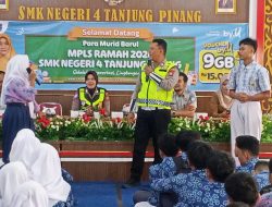 Police Goes to School, Satlantas Polresta Tanjungpinang Edukasi Pelajar SMKN 4 soal Keselamatan Berlalu Lintas