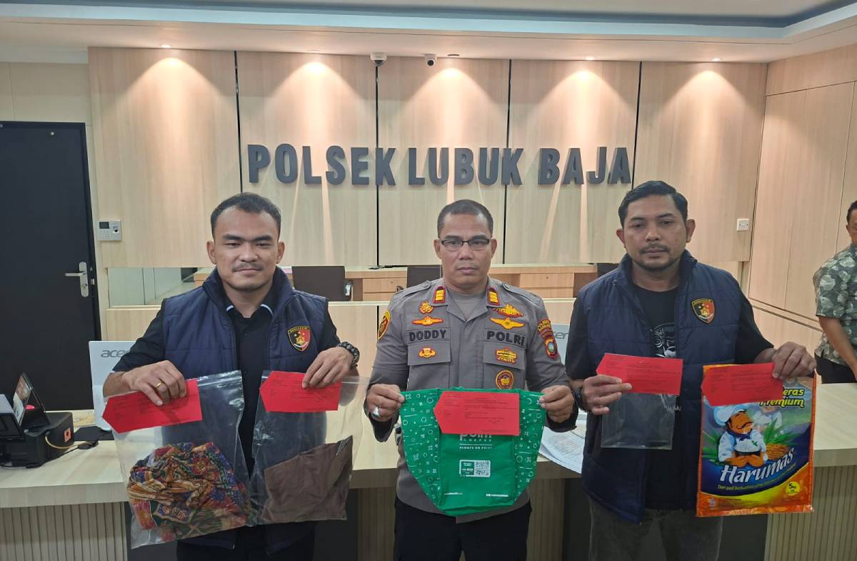 Polsek Lubuk Baja Berhasil Amankan Terduga Pelaku Pembunuhan Bayi Kurang dari 24 Jam.