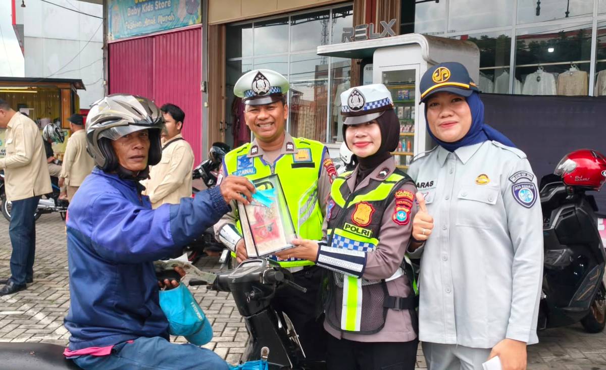 Tekan Angka Kecelakaan, Satlantas Polresta Tanjungpinang Razia Gabungan dan Simpatik.