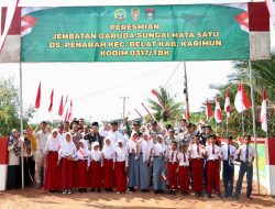 Tiga Jembatan Garuda Resmi Menghubungkan Desa-Desa di Kecamatan Belat