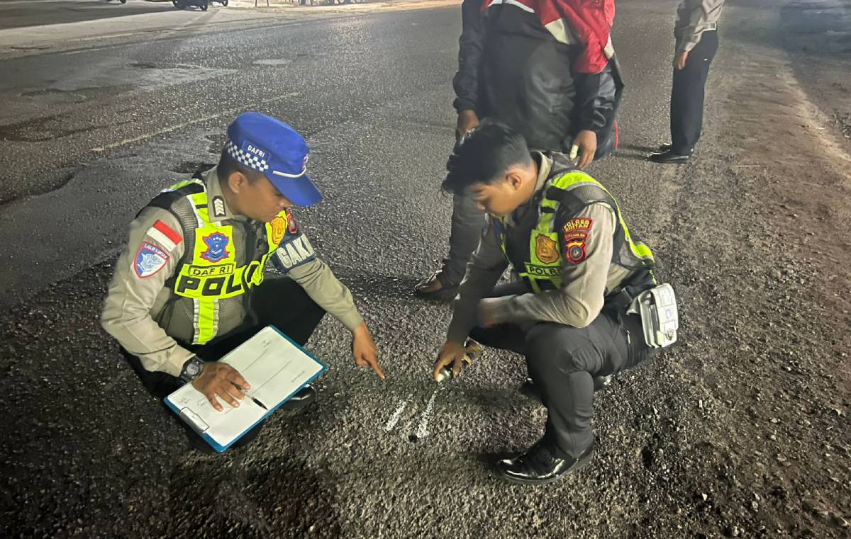Kecelakaan Maut KM 16 Bintan, Satu Pengendara Tewas usai Dua Motor Bersenggolan.