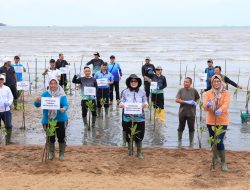 ‎Peringati Hari Mangrove Sedunia 2026, Pemprov Kepri Tanam 1.000 Bibit Bakau di Pulau Dombak