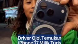 Driver Ojol Temukan iPhone 17 Milik Turis Asing, Pilih Cari Pemilik Ketimbang Bawa Pulang