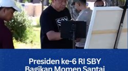 Presiden ke-6 RI SBY Bagikan Momen Santai Sambil Melukis di Tepi Sungai Mississippi