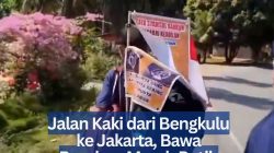 Jalan Kaki dari Bengkulu ke Jakarta, Bawa Bendera Merah Putih Cari Keadilan Sengketa Warisan