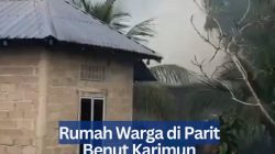 Rumah Warga di Parit Benut Karimun Terbakar, Kerugian Capai Rp 30 juta