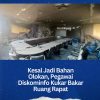 Kesal Jadi Bahan Olokan, Pegawai Diskominfo Kukar Bakar Ruang Rapat