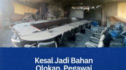 Kesal Jadi Bahan Olokan, Pegawai Diskominfo Kukar Bakar Ruang Rapat
