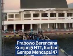 Prabowo Berencana Kunjungi NTT, Korban Gempa Mencapai 47 Orang