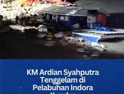 KM Ardian Syahputra Tenggelam di Pelabuhan Indora Kundur