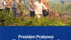 Presiden Prabowo Tinjau Lokasi Karhutla di Kalimantan Barat