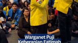 Warganet Puji Keberanian Fatimah Azzahra Saat Demo BEM UI di Bundaran HI