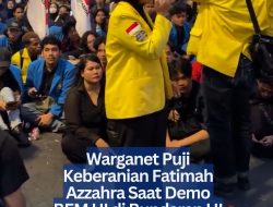 Warganet Puji Keberanian Fatimah Azzahra Saat Demo BEM UI di Bundaran HI