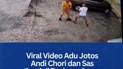 Viral Video Adu Jotos Andi Cori Vs Sas Joni Terekam CCTV, Diduga Dipicu Cekcok di WA Group.