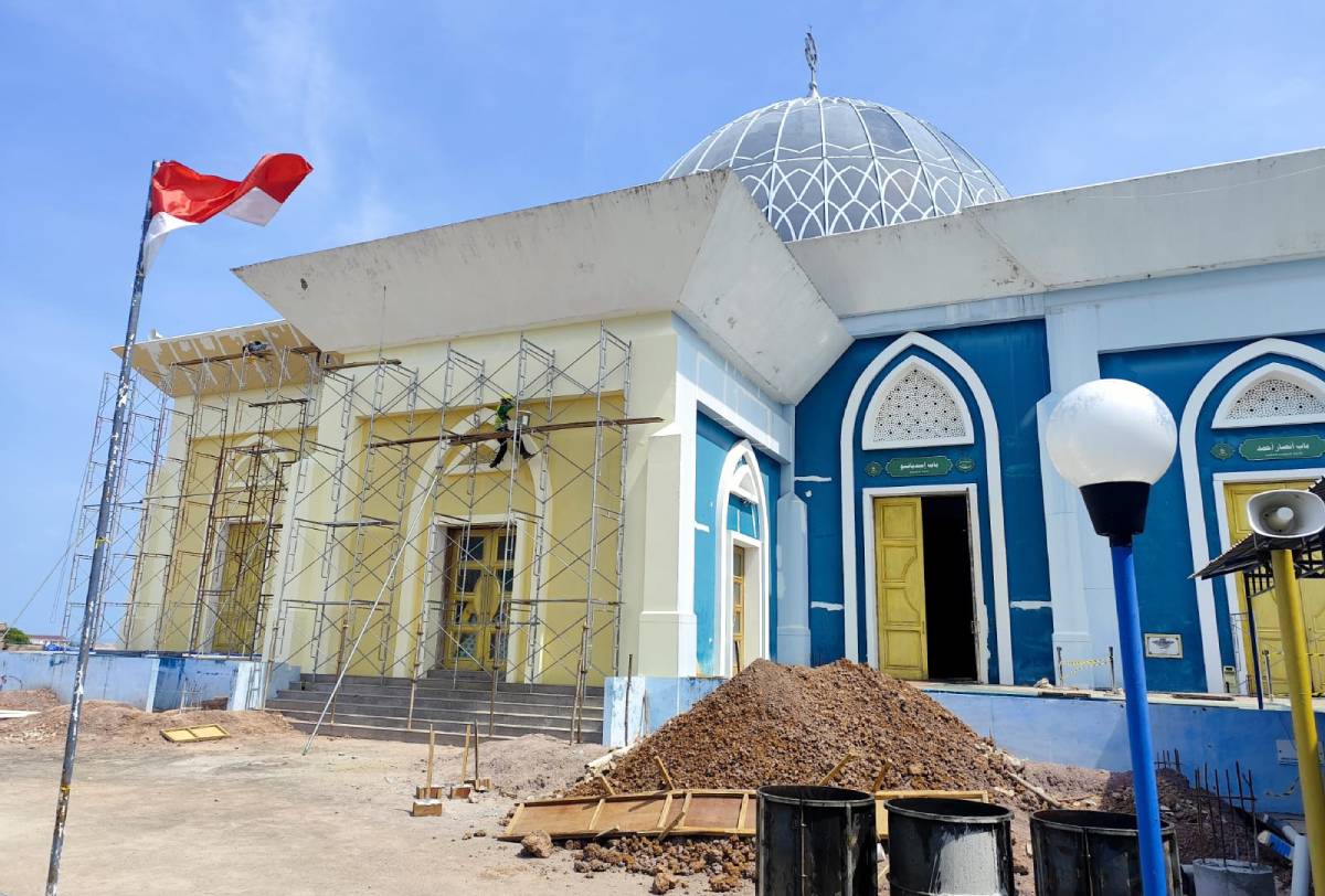 ‎Dianggarkan Rp15,9 Miliar, Masjid Raya Dompak Bakal Tampil Baru dengan Nuansa Khas Melayu.