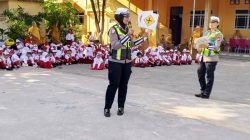 Tanamkan Disiplin Sejak Dini, Satlantas Polresta Tanjungpinang Edukasi Siswa SDN 006