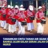 Tanamkan Cinta Tanah Air Sejak Dini, RA Bahrul Ulum Gelar Gerak Jalan Orang Tua dan Murid