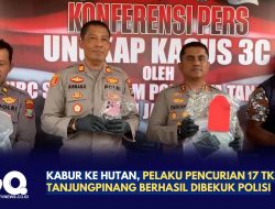 Kabur ke Hutan, Pelaku Pencurian 17 TKP di Tanjungpinang Berhasil Dibekuk Polisi