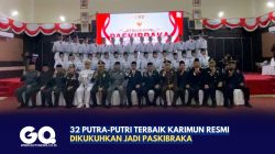 32 Putra-Putri Terbaik Karimun Resmi Dikukuhkan Jadi Paskibraka