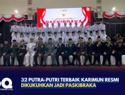 32 Putra-Putri Terbaik Karimun Resmi Dikukuhkan Jadi Paskibraka