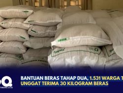 Bantuan Beras Tahap Dua, 1.531 Warga Tanjung Unggat Terima 30 Kilogram Beras