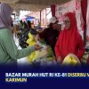 Bazar Murah HUT RI ke-81 Diserbu Warga Karimun