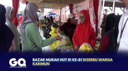 Bazar Murah HUT RI ke-81 Diserbu Warga Karimun
