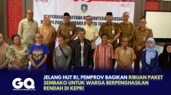 Jelang HUT RI, Pemprov Bagikan Ribuan Paket Sembako untuk Warga Berpenghasilan Rendah di Kepri
