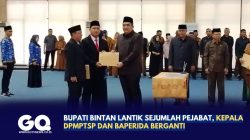 Bupati Bintan Lantik Sejumlah Pejabat, Kepala DPMPTSP dan Baperida Berganti