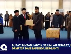 Bupati Bintan Lantik Sejumlah Pejabat, Kepala DPMPTSP dan Baperida Berganti
