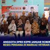 Anggota DPRD Kepri Januar Robert Silalahi Reses Perdana di Markas Veteran Karimun