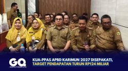 KUA-PPAS APBD Karimun 2027 Disepakati, Target Pendapatan Turun Rp124 Miliar