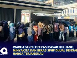 Warga Serbu Operasi Pasar di Kijang, Minyakita dan Beras SPHP Dijual dengan Harga Terjangkau