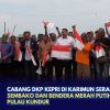 Cabang DKP Kepri di Karimun Serahkan E-BKP, Sembako dan Bendera Merah Putih ke Nelayan Pulau Kundur