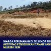Warga Perumahan di Sei Lekop Protes Aktivitas Pengerukan Tanah yang Diduga Melebihi Izin