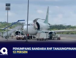 Penumpang Bandara RHF Tanjungpinang Turun 12 Persen