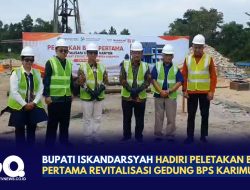 Bupati Iskandarsyah Hadiri Peletakan Batu Pertama Revitalisasi Gedung BPS Karimun